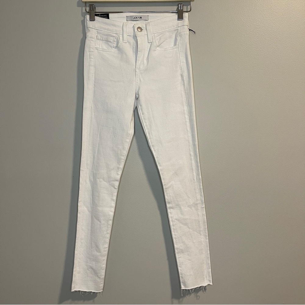 Joe’s Jean Mid Rise Skinny Ankle White Size 24